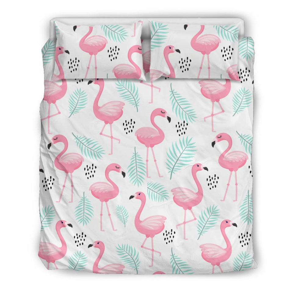 Cute Flamingo Pattern Bedding Set