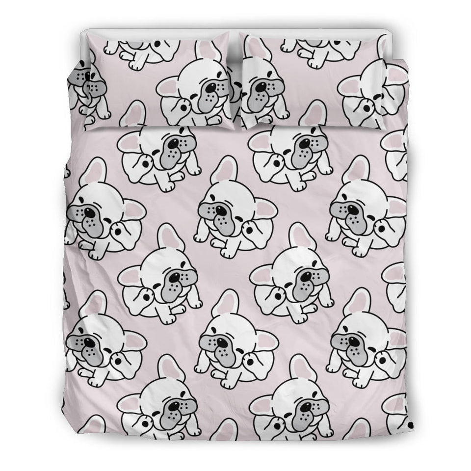 Cute French Bulldog Pattern Bedding Set