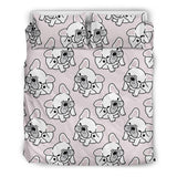 Cute French Bulldog Pattern Bedding Set