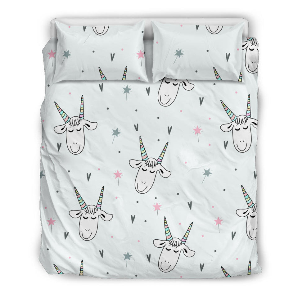 Cute Goat Design Pattern Bedding Set