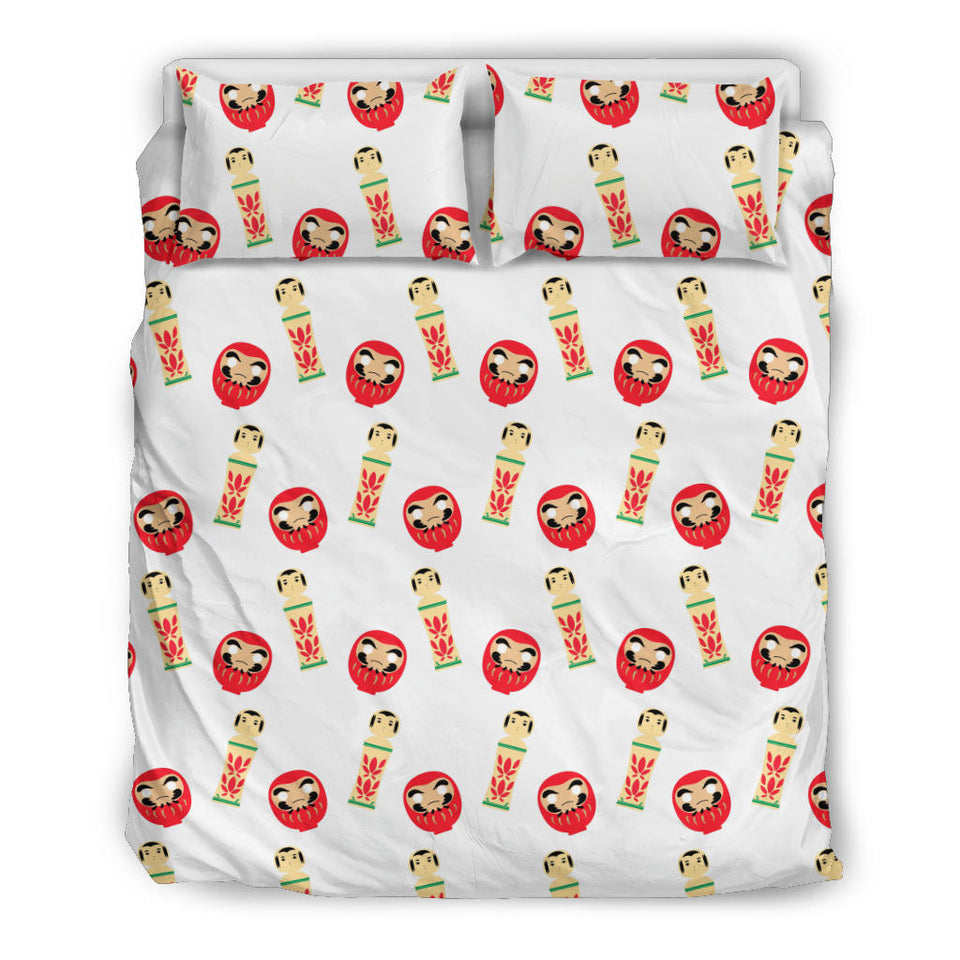 Daruma Japanese Wooden Doll Bedding Set