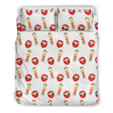Daruma Japanese Wooden Doll Bedding Set