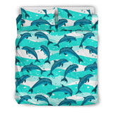 Dolphin Sea Pattern Bedding Set