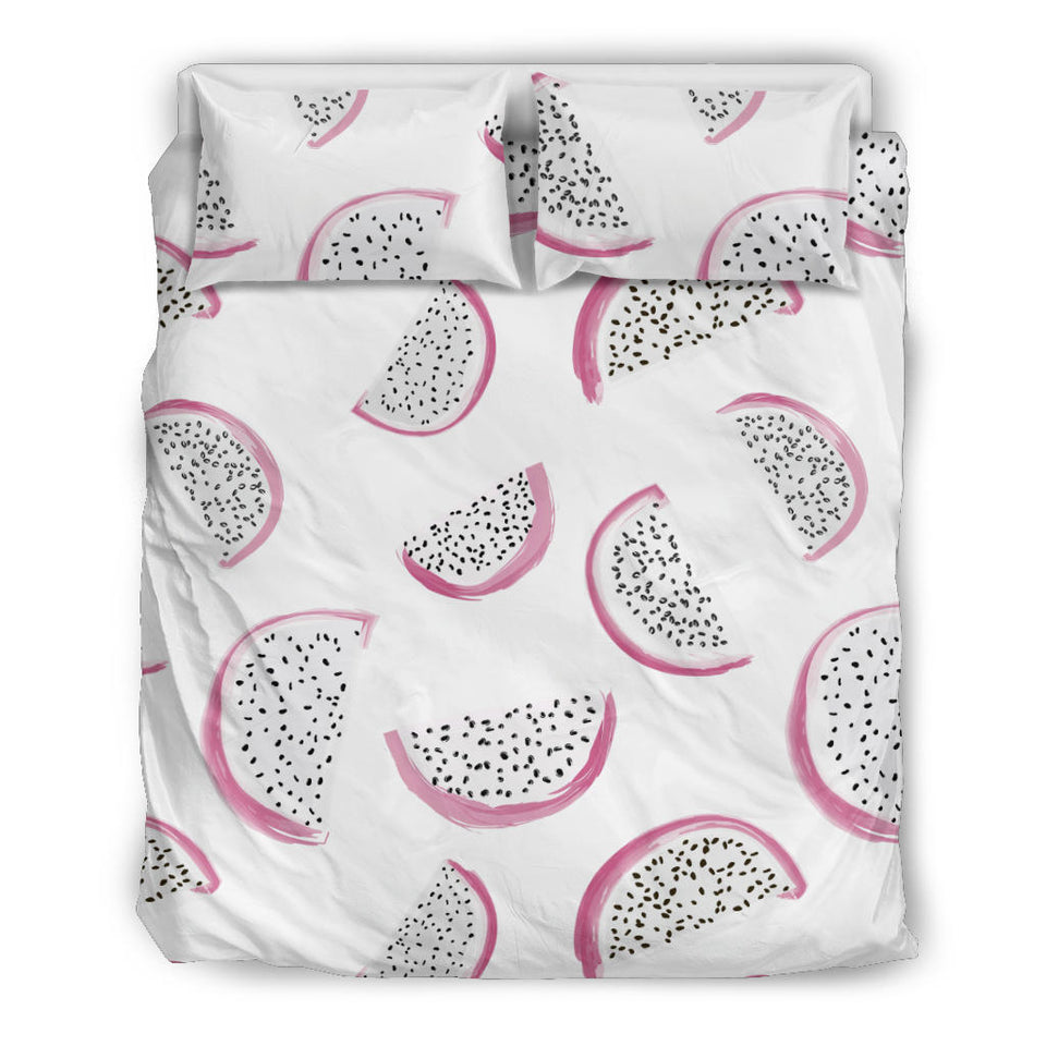 Dragon Fruit Pattern Bedding Set