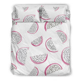 Dragon Fruit Pattern Bedding Set