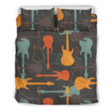 Electric Guitars Pattern Bedding Set