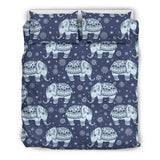 Elephant Tribal Design Pattern Bedding Set