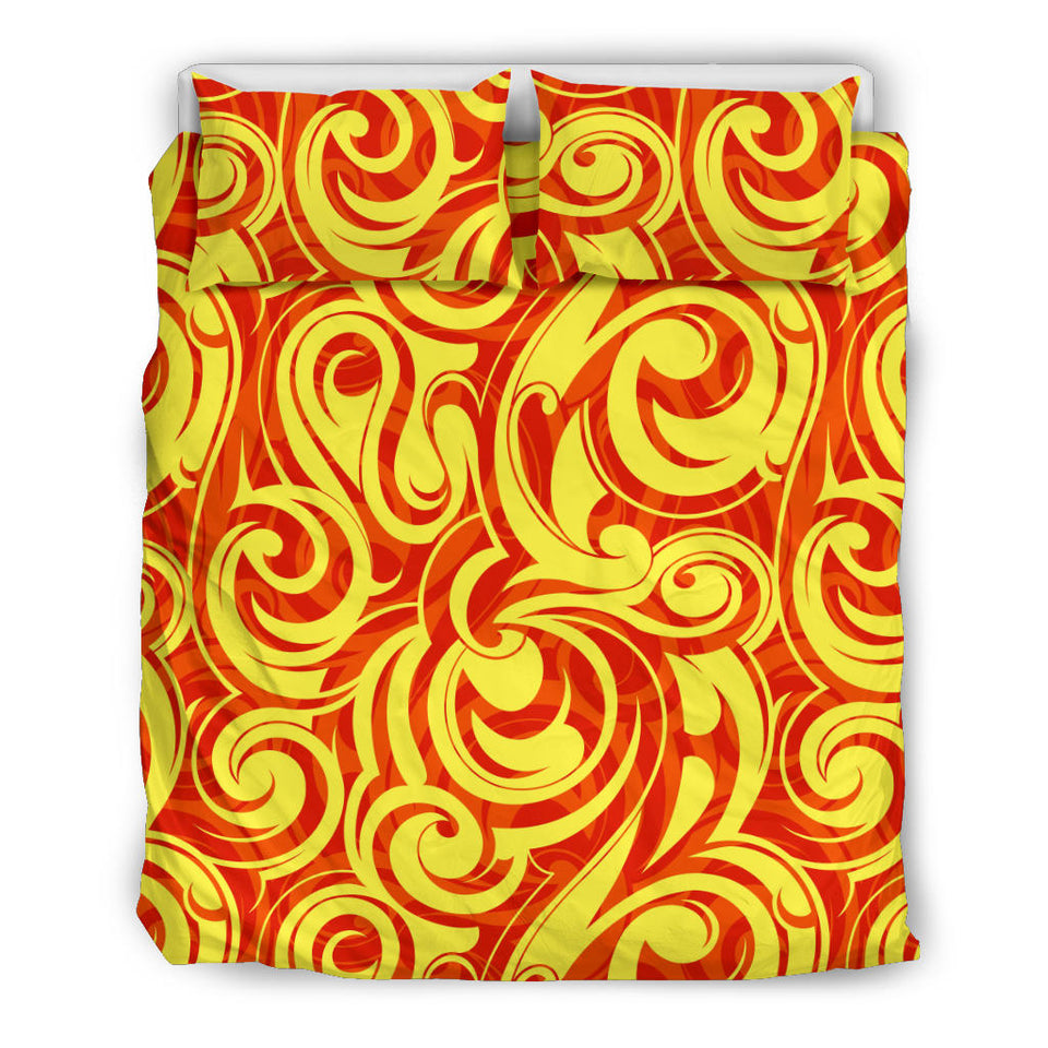 Fire Flame Design Pattern Bedding Set