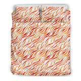 Fire Flame Watercolor Pattern Bedding Set
