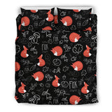 Fox Sleeping Fox Pattern Bedding Set