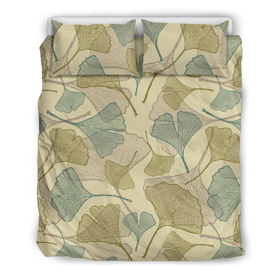 Ginkgo Leaves Design Pattern Bedding Set