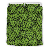 Green Hop Pattern Bedding Set