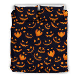 Halloween Pattern Pumpkin Background Bedding Set