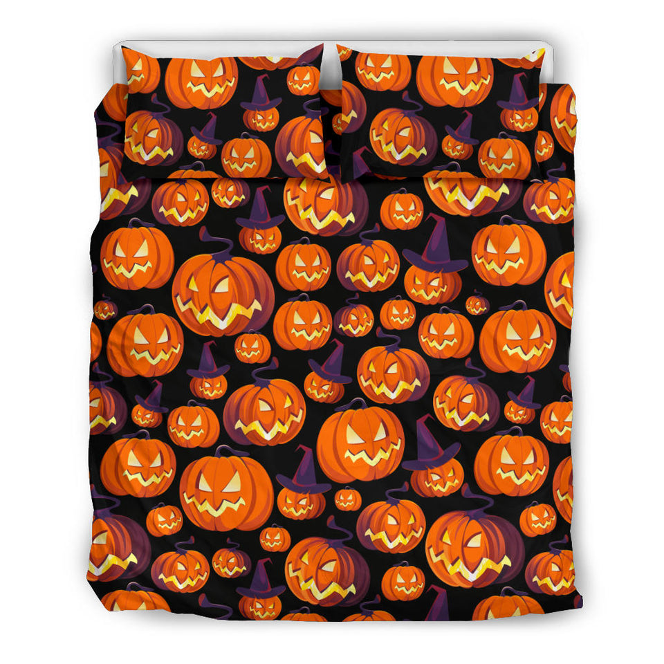 Halloween Pumpkin Pattern Bedding Set