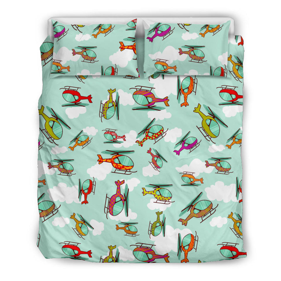Helicopter Design Pattern Bedding Set