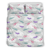Helicopter Plane Pattern Bedding Set