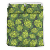 Hop Pattern Hop Cone Background Bedding Set