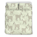 Little Young Goat Pattern Bedding Set