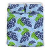 Watercolor Grape Pattern Bedding Set