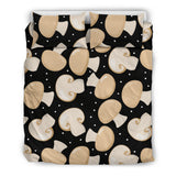 Champignon Mushroom Pattern Bedding Set