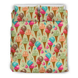 Colorful Ice Cream Pattern Bedding Set