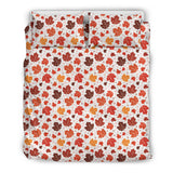 Colorful Maple Leaf Pattern Bedding Set