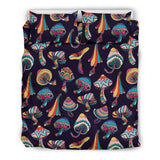 Colorful Mushroom Pattern Bedding Set