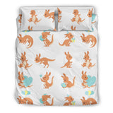 Cute Kangaroo Pattern Bedding Set
