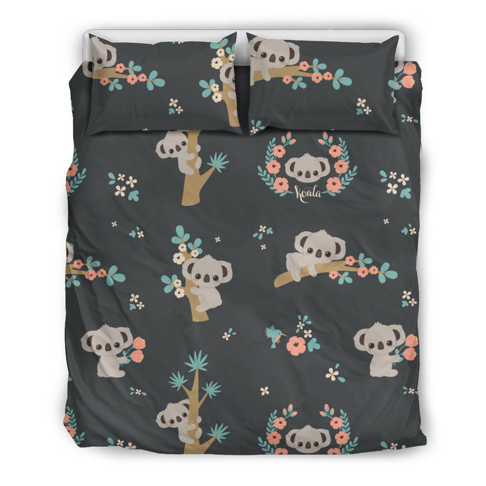 Cute Koala Pattern Bedding Set
