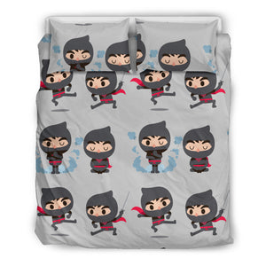 Cute Ninja Pattern Bedding Set