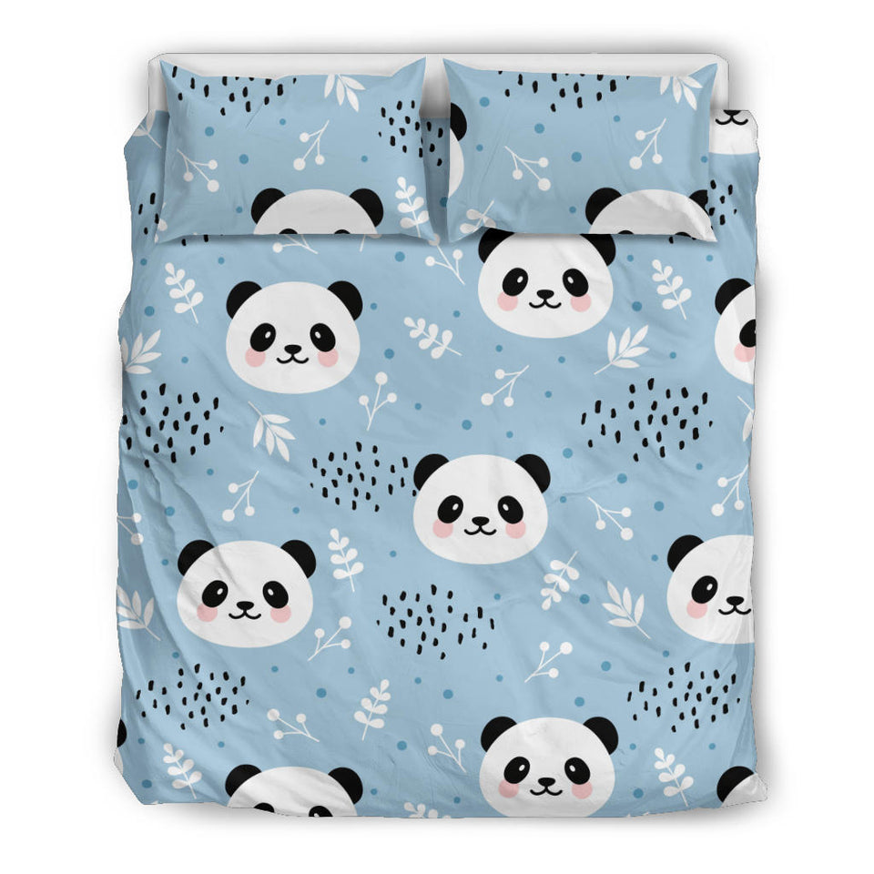 Cute Panda Pattern Bedding Set