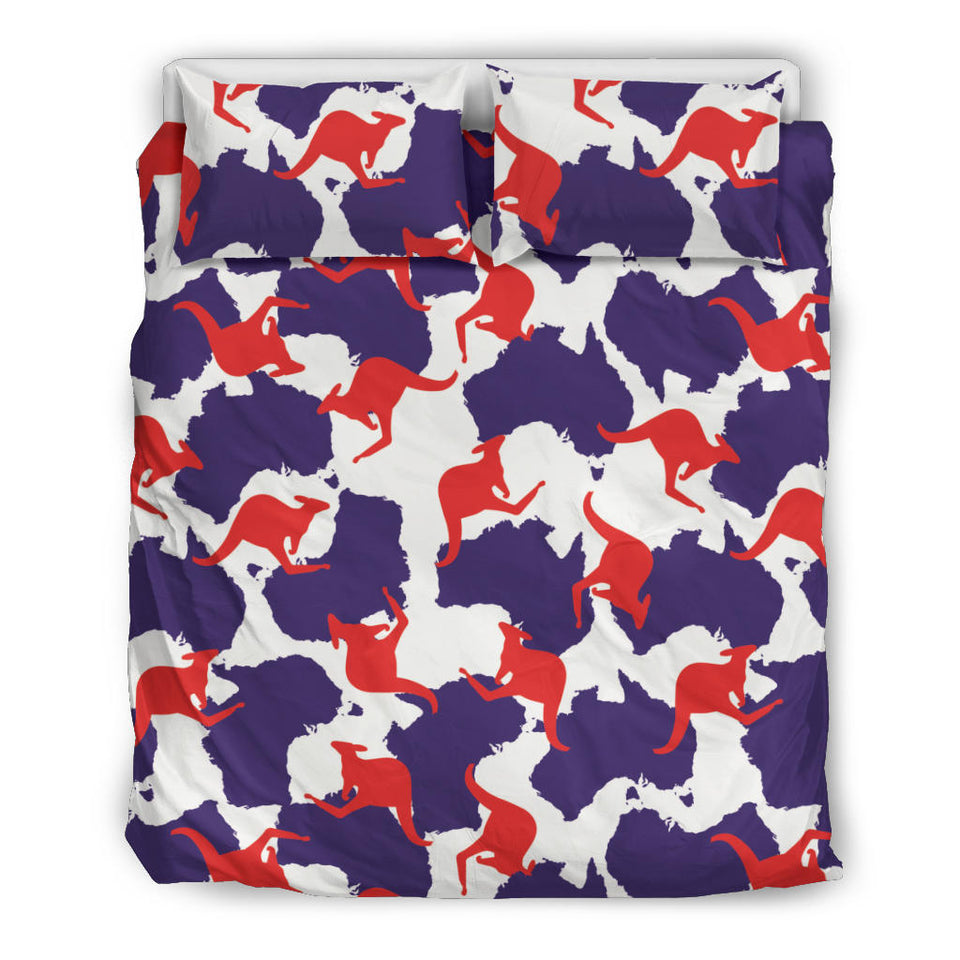 Kangaroo Australian Pattern Bedding Set