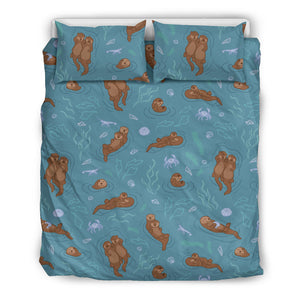 Sea Otters Pattern Bedding Set