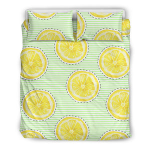 Slice Of Lemon Pattern Bedding Set