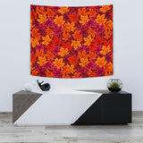 Autumn Maple Leaf Pattern Wall Tapestry