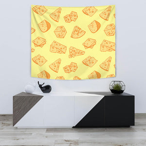 Cheese Design Pattern Wall Tapestry