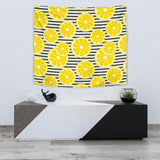 Slice Of Lemon Design Pattern Wall Tapestry