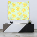 Slice Of Lemon Pattern Wall Tapestry