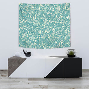 Classic Hand Drawn Grape Pattern Wall Tapestry