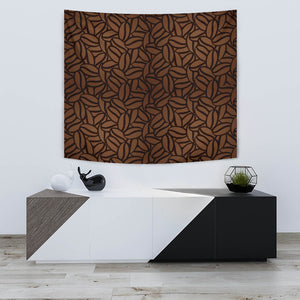 Coffee Bean Pattern Wall Tapestry