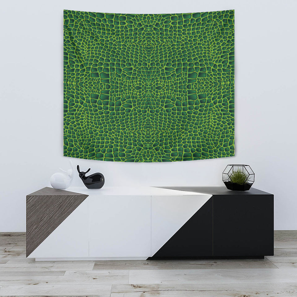 Crocodile Skin Printed Wall Tapestry