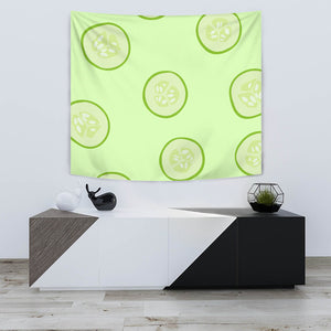 Cucumber Pattern Wall Tapestry