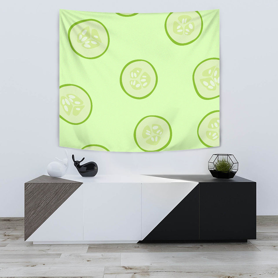 Cucumber Pattern Wall Tapestry