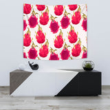 Dragon Fruits Design Pattern Wall Tapestry