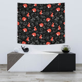 Fox Sleeping Fox Pattern Wall Tapestry