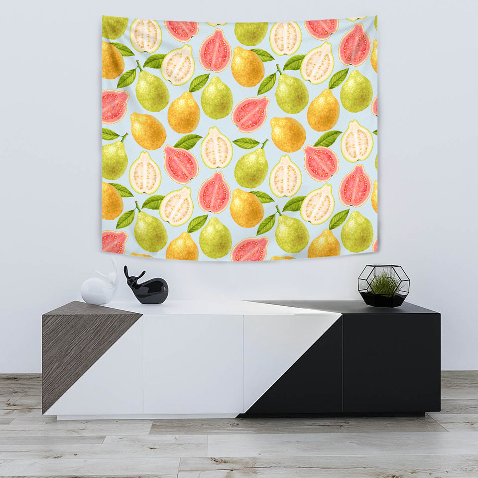 Guava Design Pattern Wall Tapestry