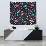 Colorful Space Pattern Planet Star Wall Tapestry