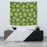 Hop Pattern Hop Cone Background Wall Tapestry
