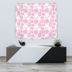 Sketch Guava Pattern Wall Tapestry