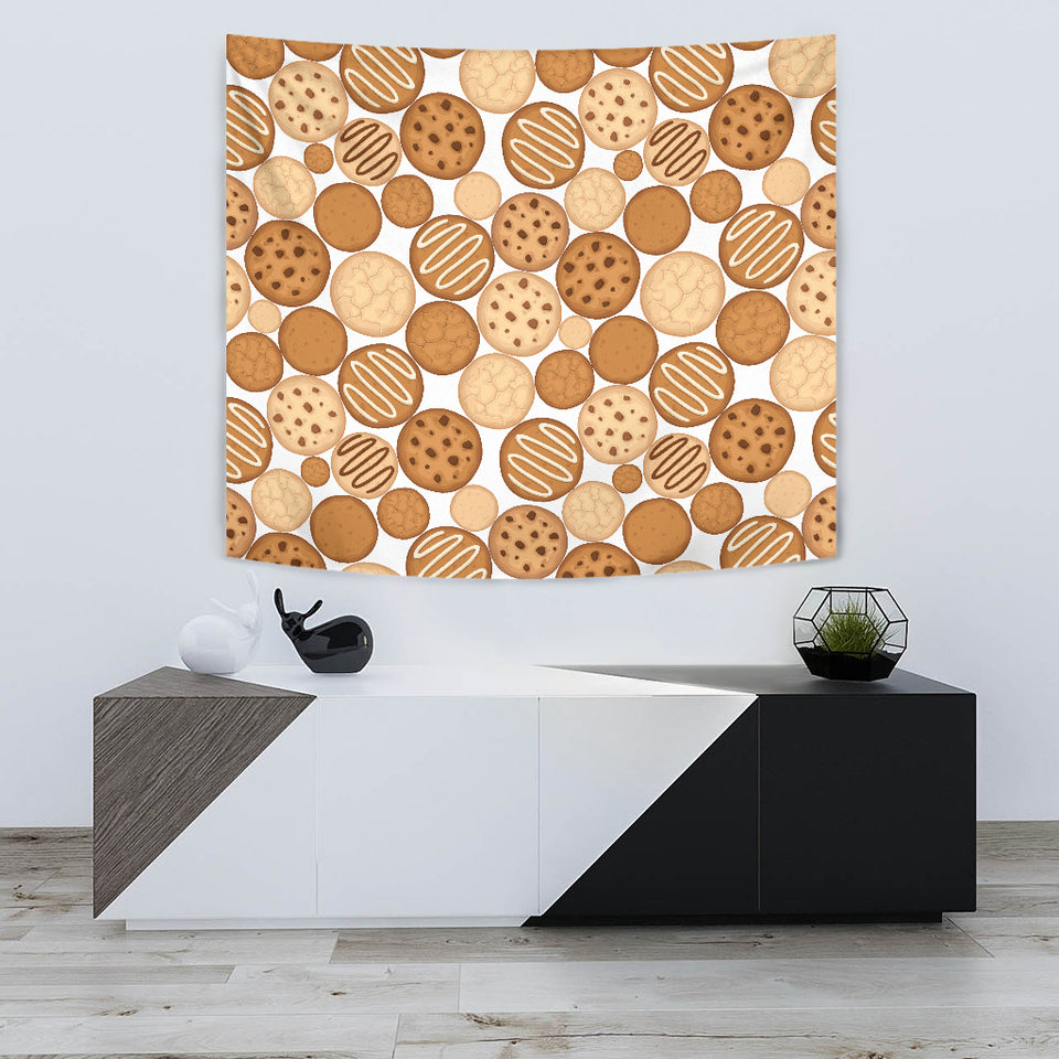 Various Cookie Pattern Wall Tapestry